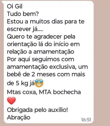 Depoimento Élida Amamentação