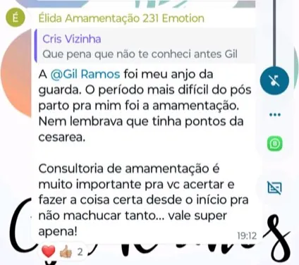 Depoimento Amamentação exclusiva